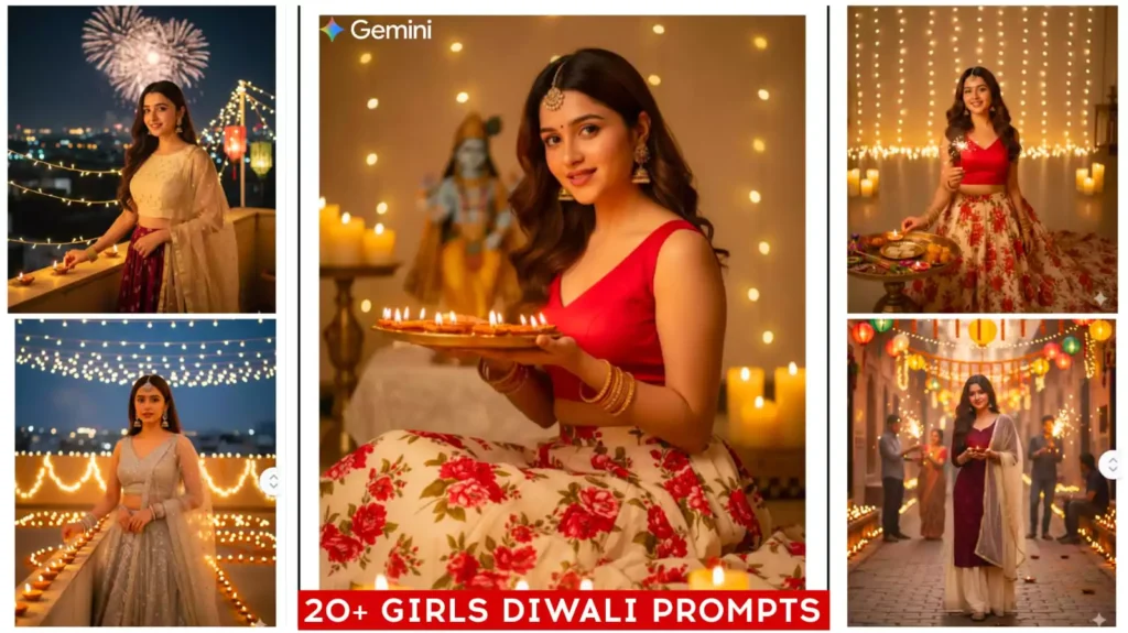 20+ Google Gemini Girls Diwali Ai Photo Editing Prompts