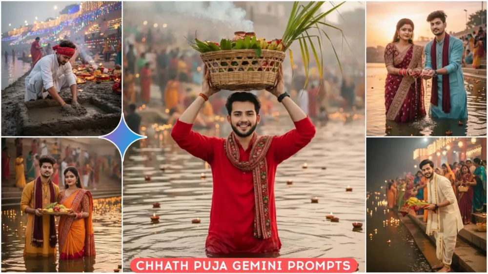 New Google Gemini Chhath Puja Ai Photo Editing Prompts With Real Face