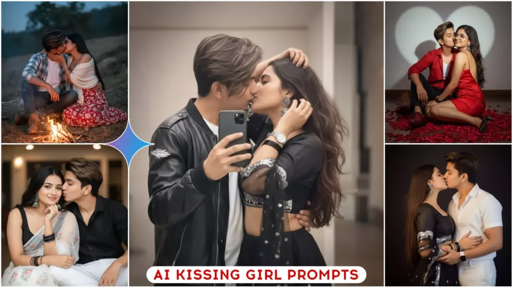 Google Gemini Kissing Girlfriend Ai Photo Editing Prompts With Real Face