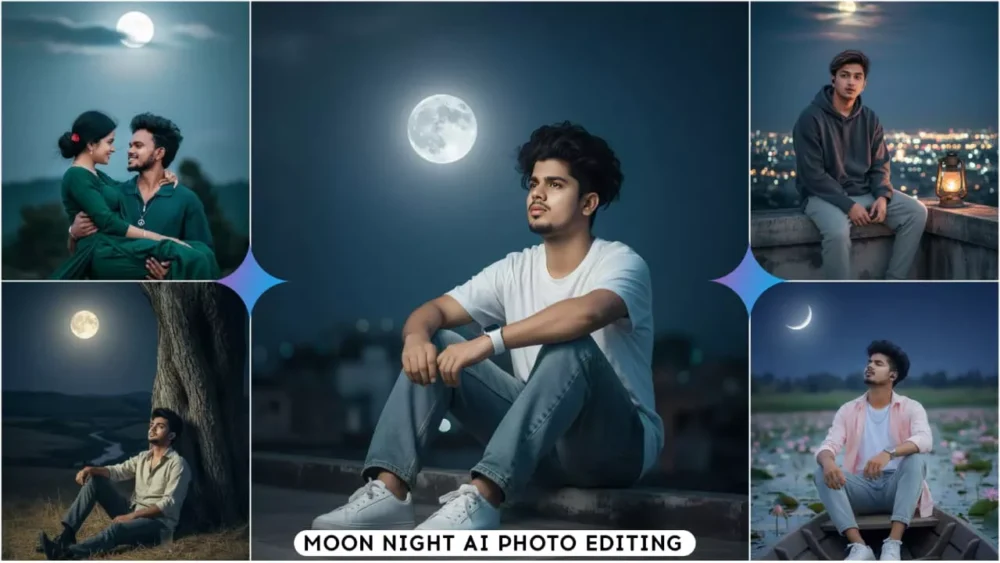 Google Gemini Moon Night Ai Photo Editing Prompts 2025
