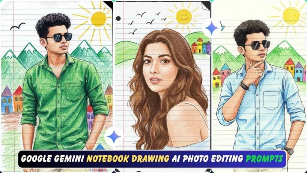 Google Gemini Notebook Drawing Ai Photo Editing
